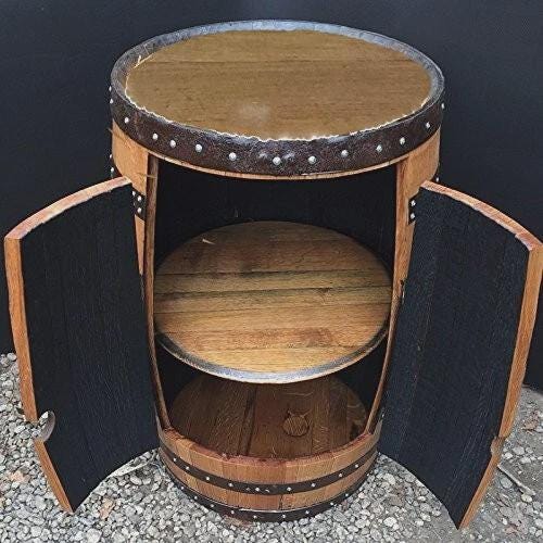 Whisky Barrel Scotch Reclaimed Cask - Drinks Cabinet - Oak Barrel - Mini Bar- Living Room