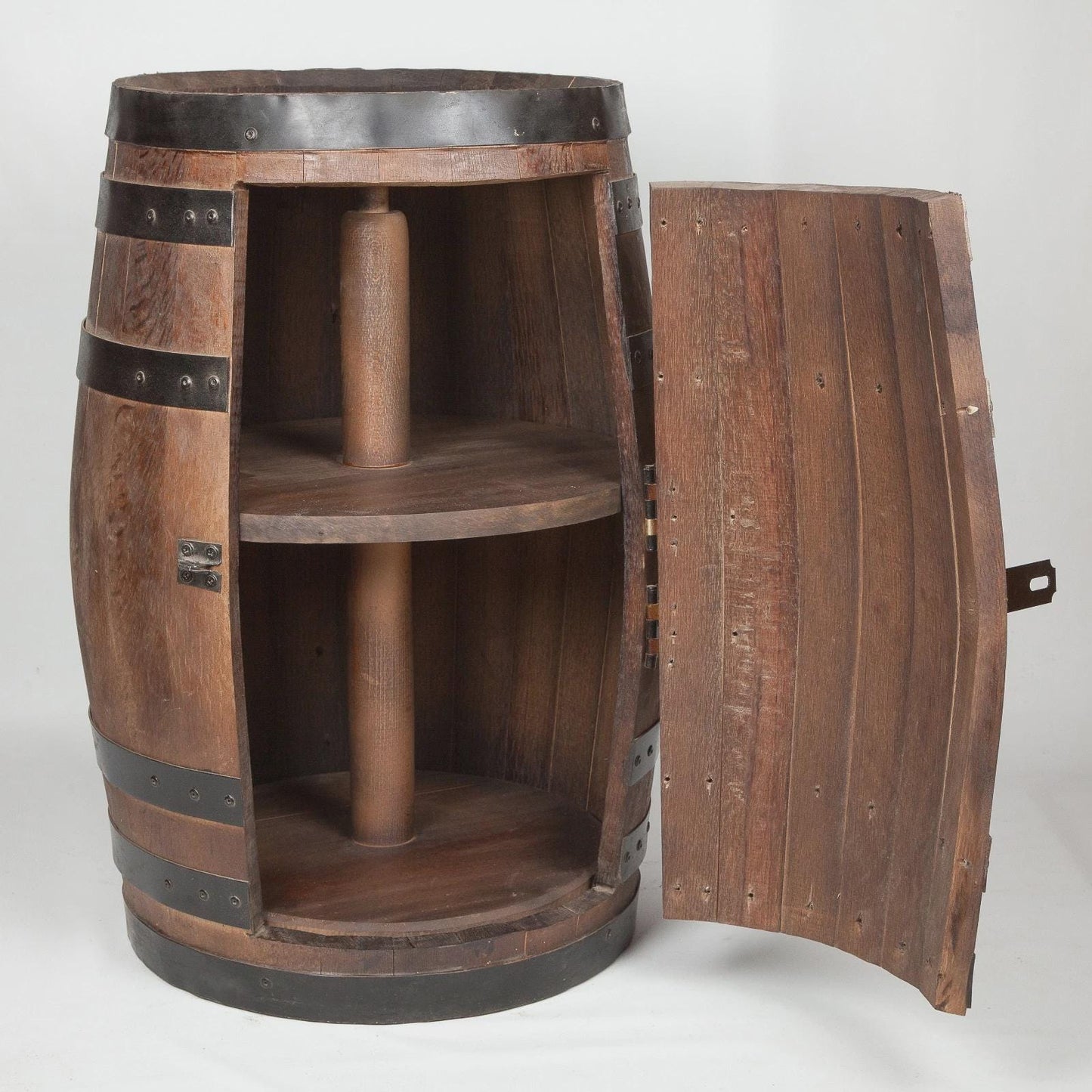 Whiskey barrels 30 gallon rotating shelves wine rack and lazy dropshipping susan wine barrel
